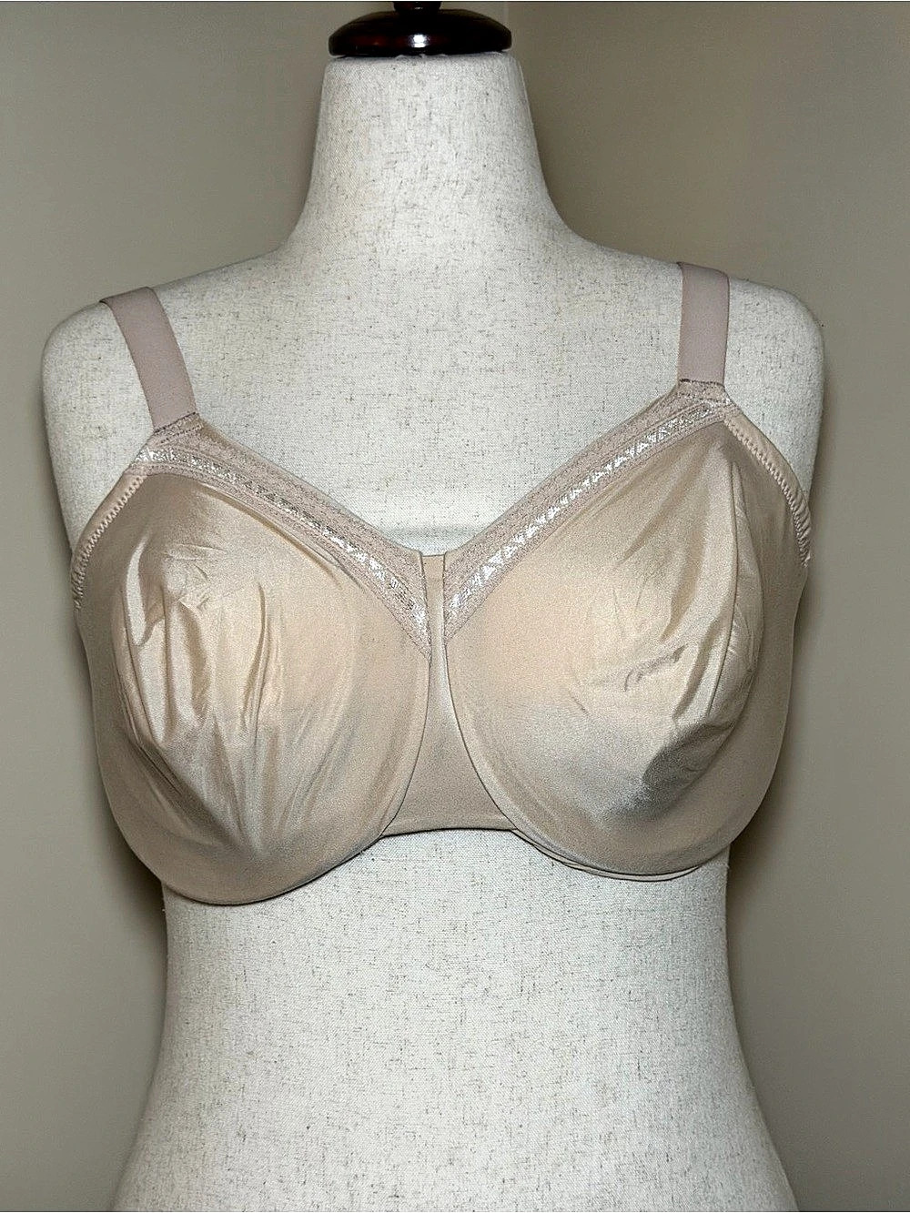 Wacoal Perfect Primer Full Figure Underwire Bra 855213 34I Sand Nude Unlined